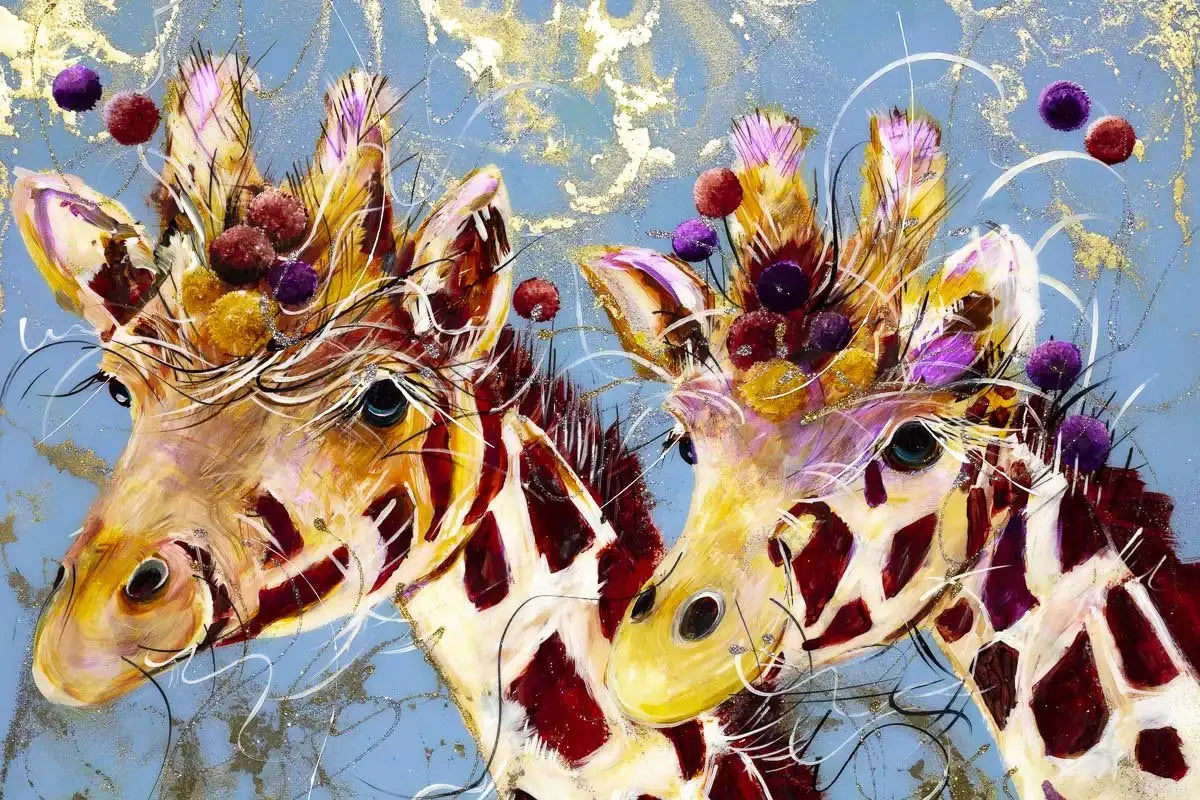 Double the Trouble - Original - SOLD by artist Rozanne Bell - Wyecliffe Galleries