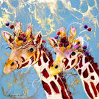 Double the Trouble - Original - SOLD by artist Rozanne Bell - Wyecliffe Galleries