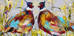 Double The Trouble - Original - SOLD by artist Rozanne Bell - Wyecliffe Galleries