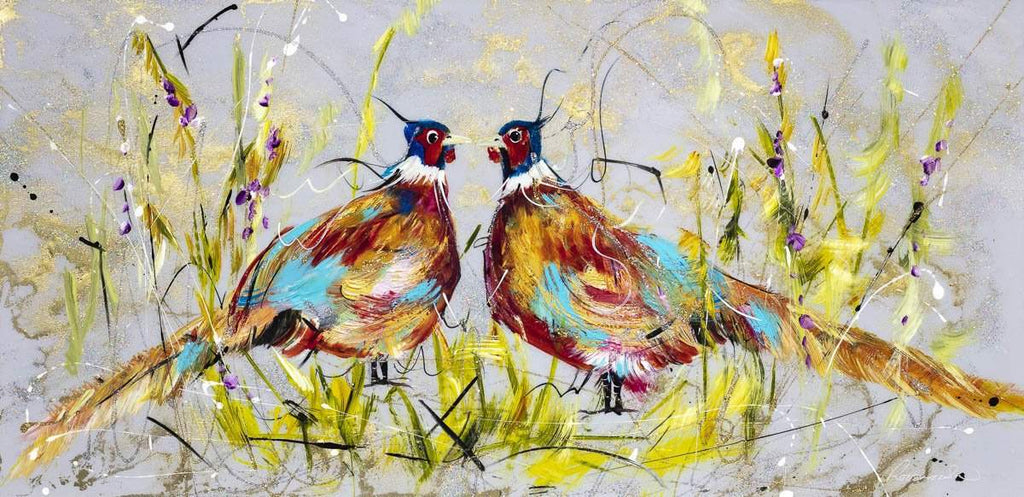 Double The Trouble - Original - SOLD by artist Rozanne Bell - Wyecliffe Galleries