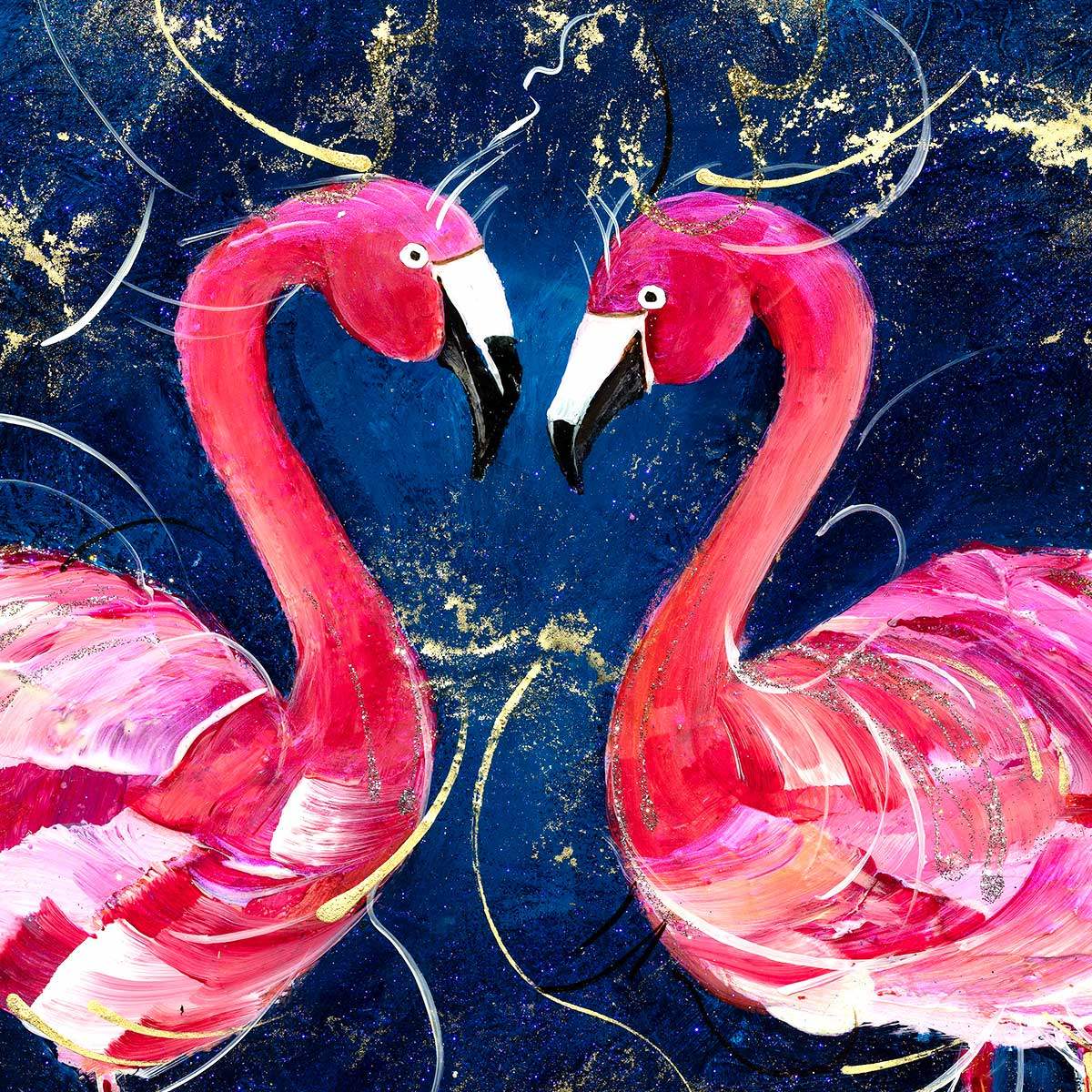 Double Trouble - Original - SOLD by artist Rozanne Bell - Wyecliffe Galleries