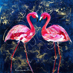 Double Trouble - Original - SOLD by artist Rozanne Bell - Wyecliffe Galleries