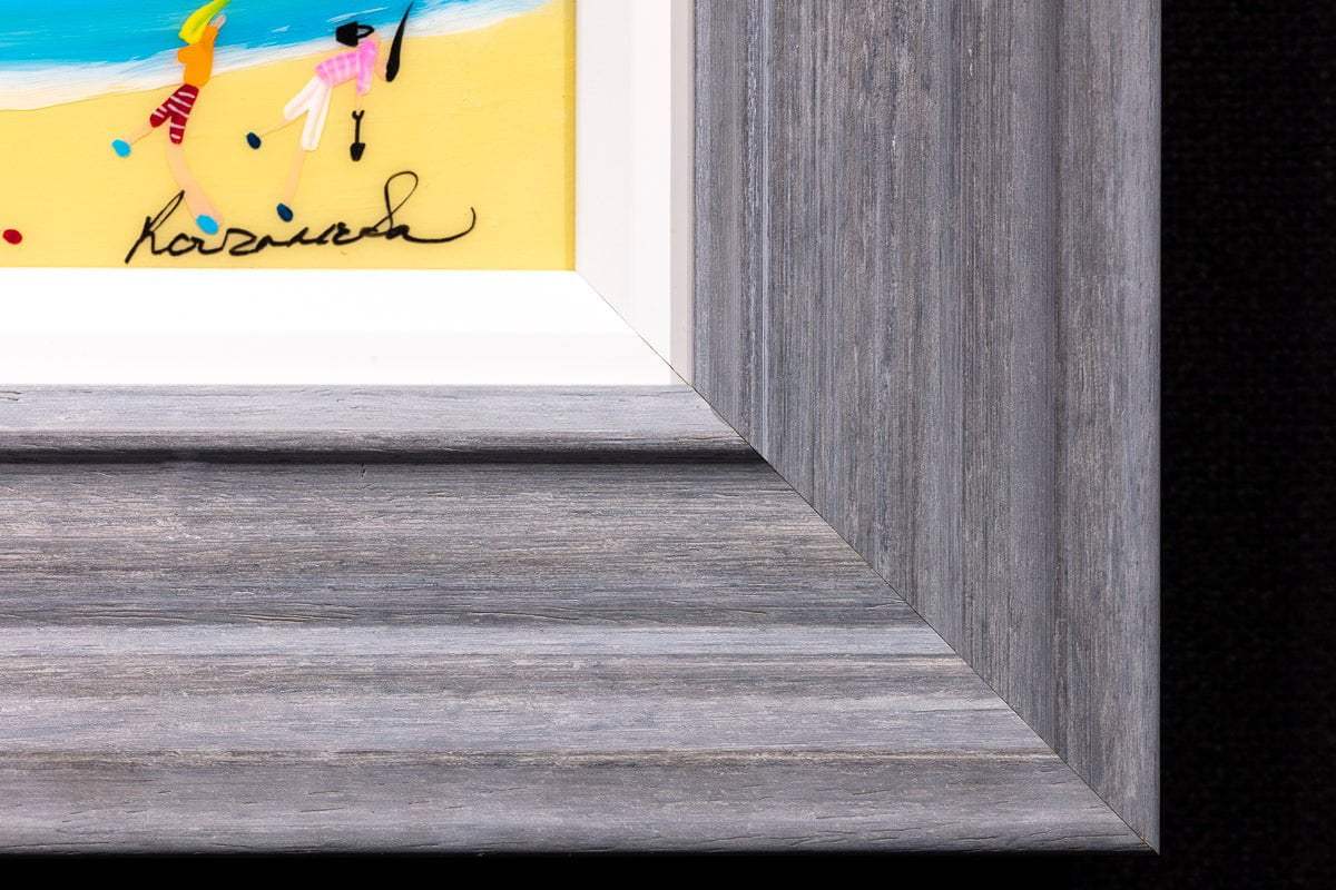 Down by the Beach - Original - SOLD by artist Rozanne Bell - Wyecliffe Galleries