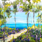 Down by the Sea - Original - SOLD by artist Rozanne Bell - Wyecliffe Galleries