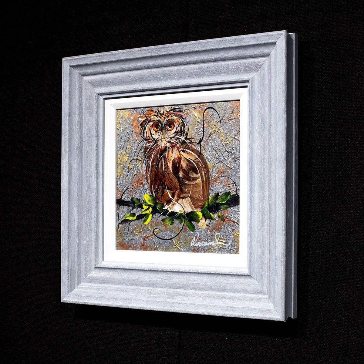 Dr. Whoo - Original - SOLD by artist Rozanne Bell - Wyecliffe Galleries
