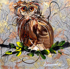 Dr. Whoo - Original - SOLD by artist Rozanne Bell - Wyecliffe Galleries
