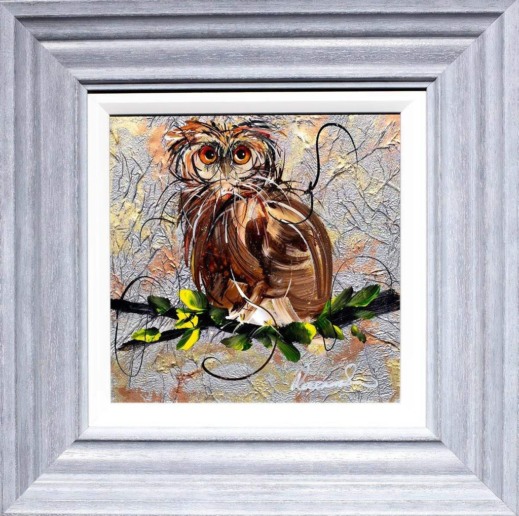 Dr. Whoo - Original - SOLD by artist Rozanne Bell - Wyecliffe Galleries