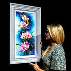 Dragonflies and Blossom - Original by artist Rozanne Bell - Wyecliffe Galleries