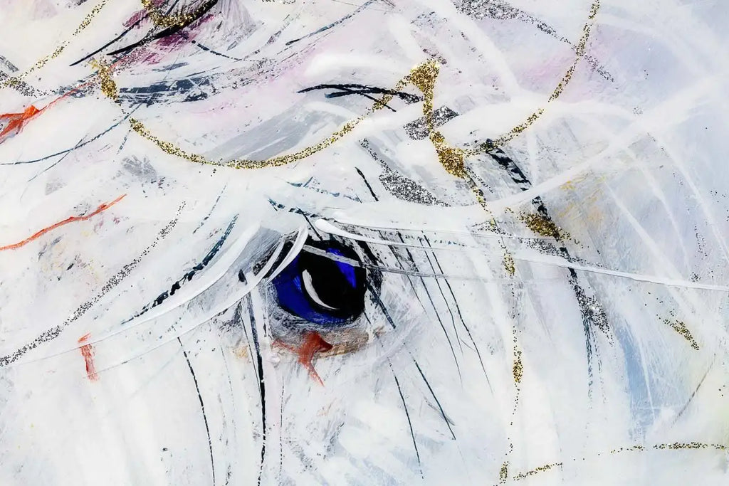 Drama Llamas - Original - SOLD by artist Rozanne Bell - Wyecliffe Galleries