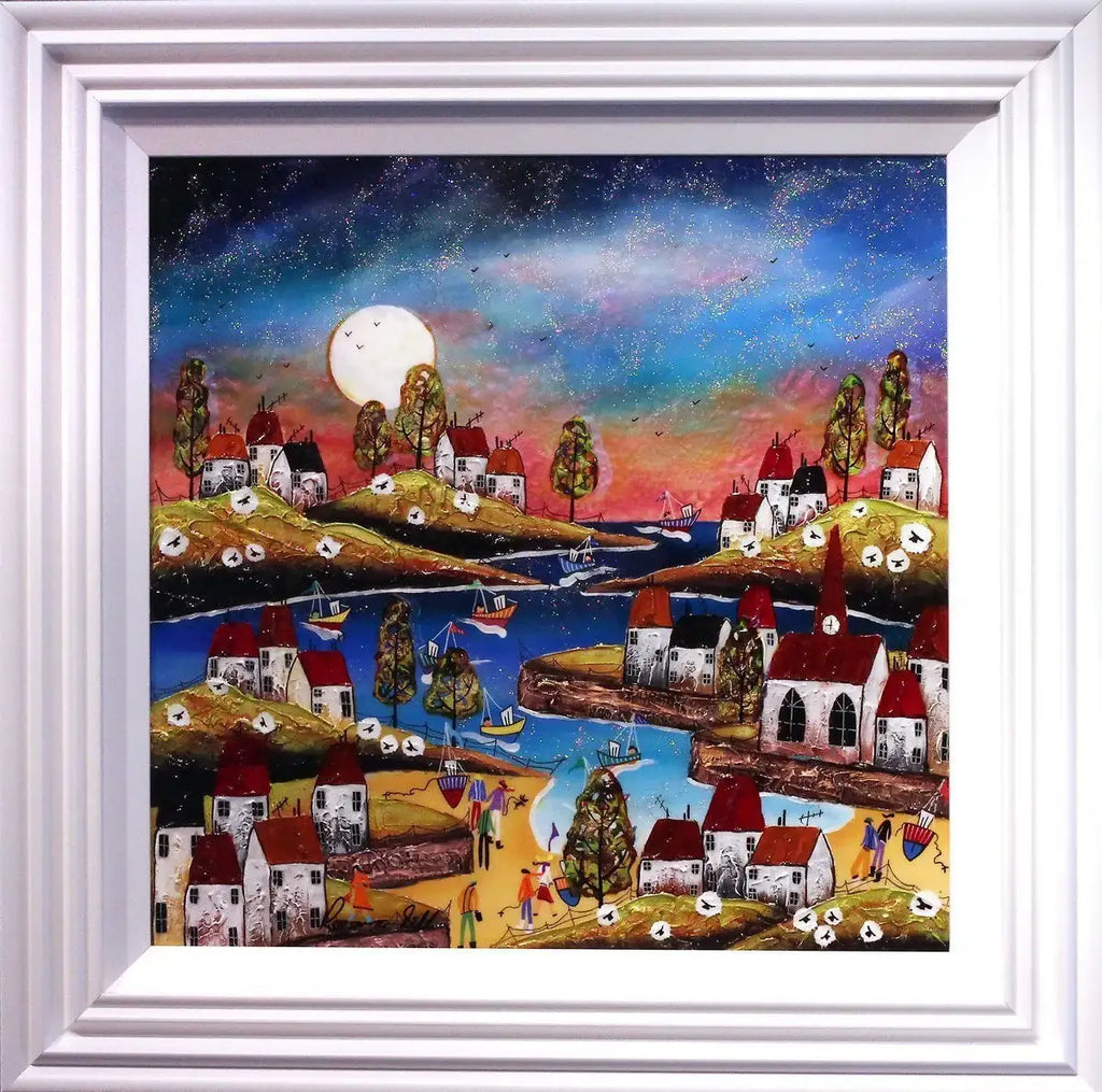 Dramatic Sky I - SOLD by artist Rozanne Bell - Wyecliffe Galleries