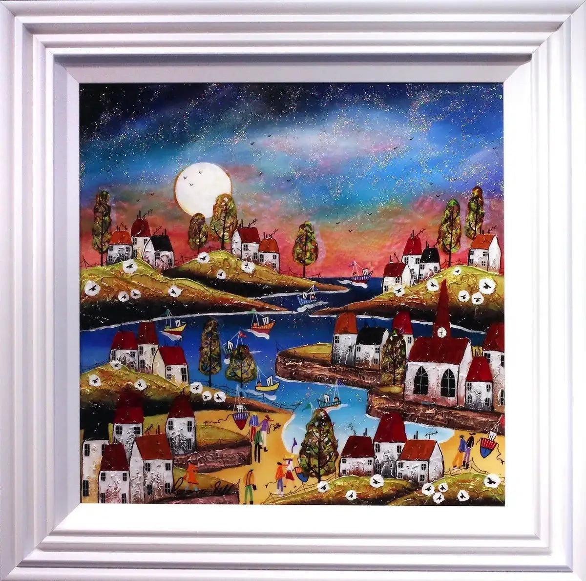 Dramatic Sky I - SOLD by artist Rozanne Bell - Wyecliffe Galleries