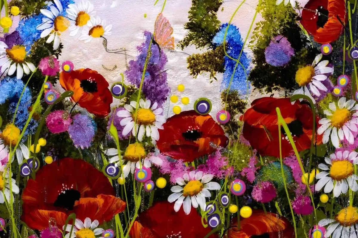 Dreaming of Spring II - Original - SOLD by artist Rozanne Bell - Wyecliffe Galleries