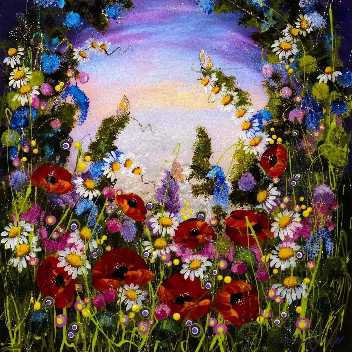 Dreaming of Spring II - Original - SOLD by artist Rozanne Bell - Wyecliffe Galleries