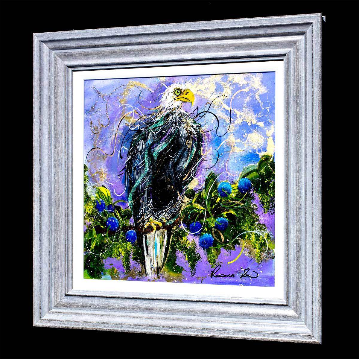 Eagle Eye - Original - SOLD by artist Rozanne Bell - Wyecliffe Galleries