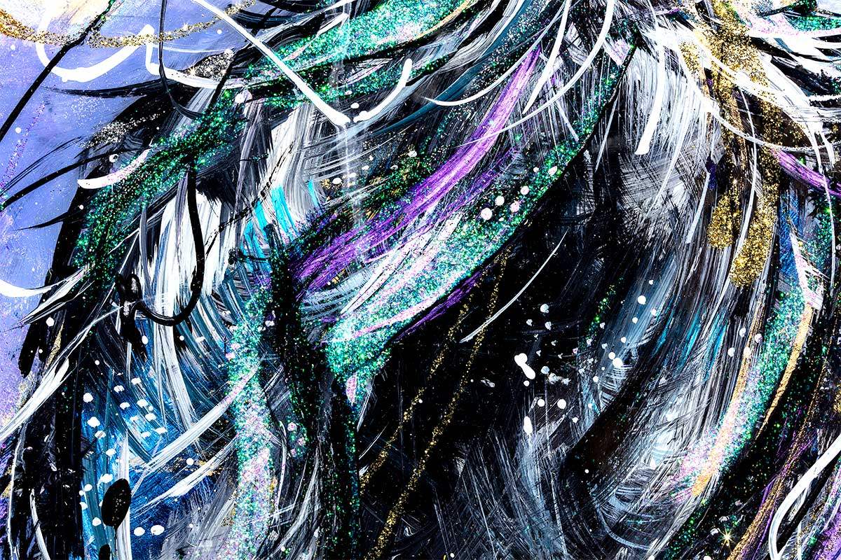 Eagle Eye - Original - SOLD by artist Rozanne Bell - Wyecliffe Galleries