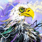 Eagle Eye - Original - SOLD by artist Rozanne Bell - Wyecliffe Galleries