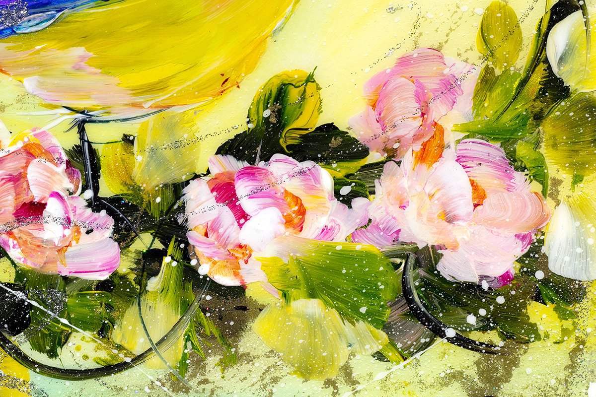 Early Bird - Original - SOLD by artist Rozanne Bell - Wyecliffe Galleries