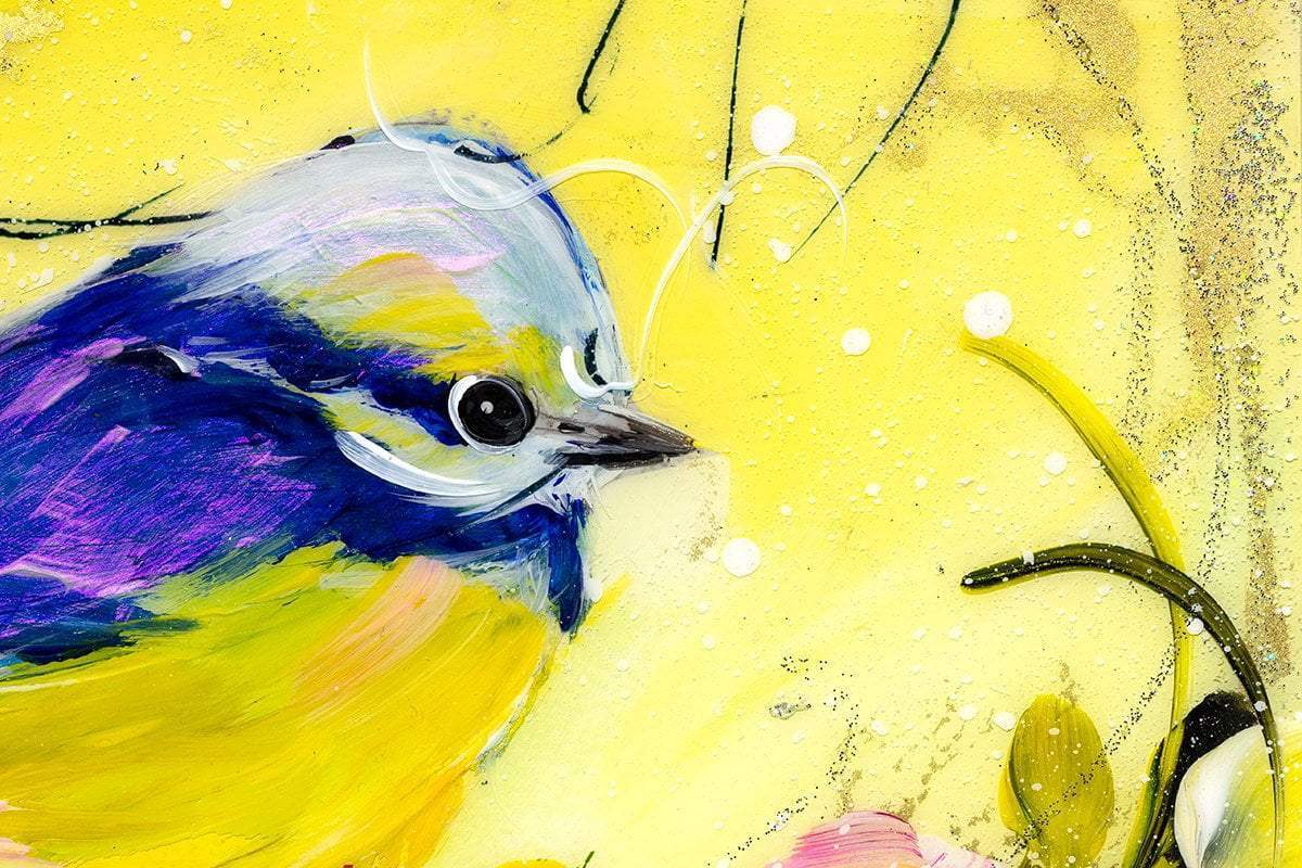 Early Bird - Original - SOLD by artist Rozanne Bell - Wyecliffe Galleries