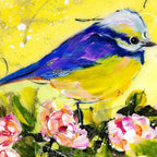 Early Bird - Original - SOLD by artist Rozanne Bell - Wyecliffe Galleries