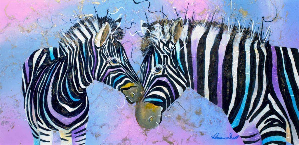 Earning Your Stripes - SOLD by artist Rozanne Bell - Wyecliffe Galleries