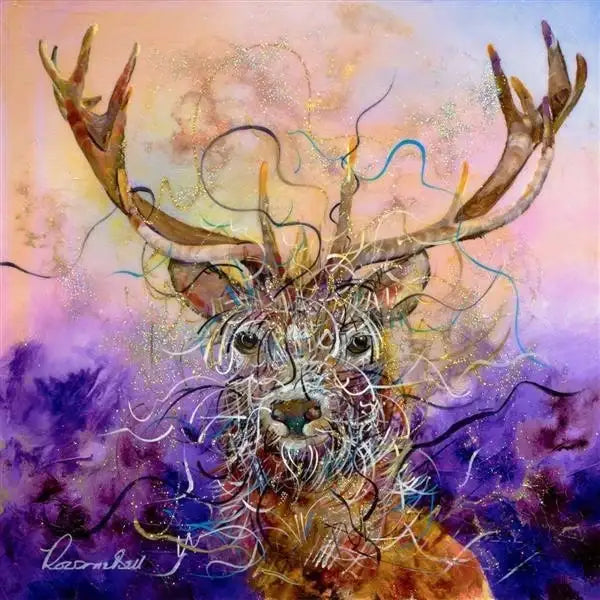 Ebony - Original - SOLD by artist Rozanne Bell - Wyecliffe Galleries