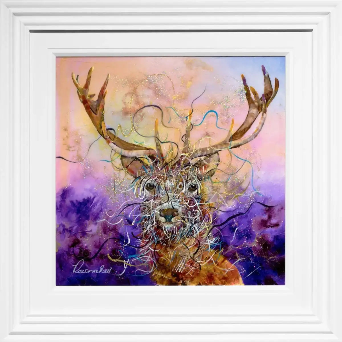 Ebony - Original - SOLD by artist Rozanne Bell - Wyecliffe Galleries
