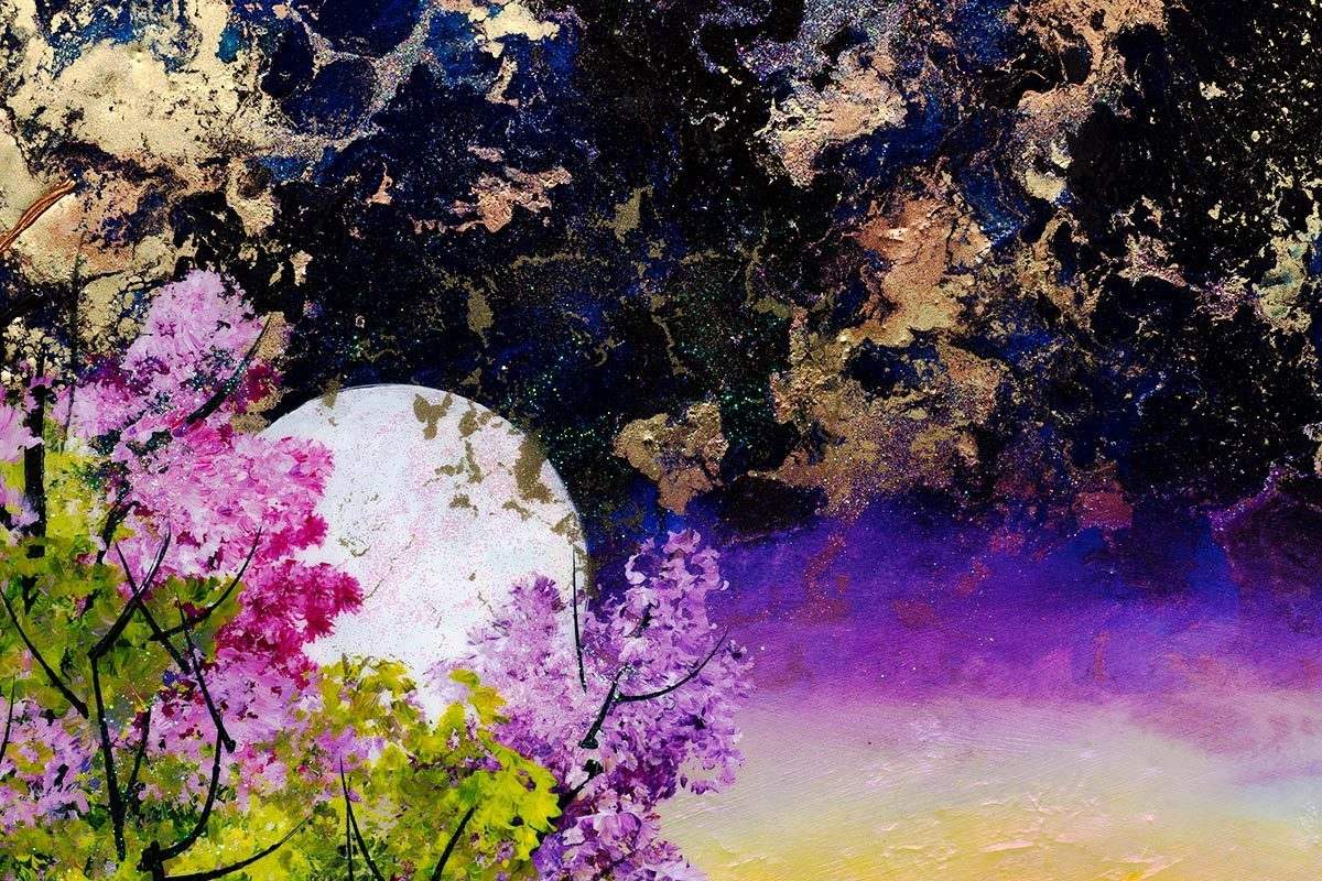 Edge of the Forest - Original - SOLD by artist Rozanne Bell - Wyecliffe Galleries