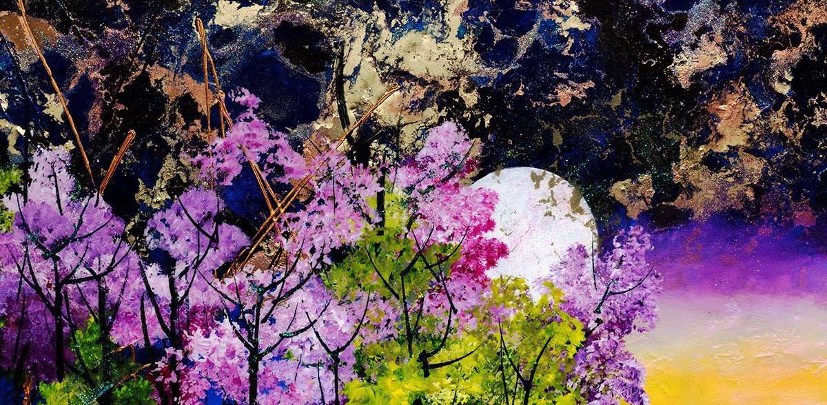 Edge of the Forest - Original - SOLD by artist Rozanne Bell - Wyecliffe Galleries