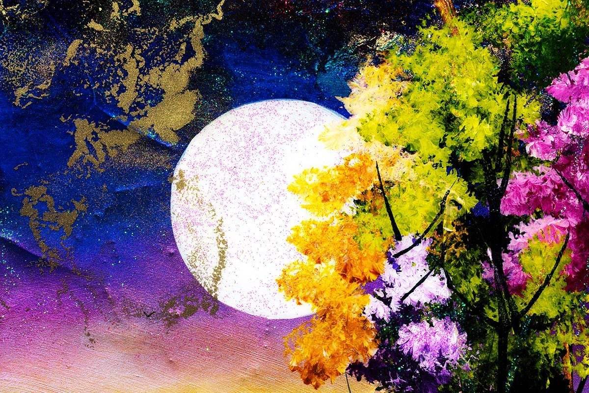 Edge of the village - Original - SOLD by artist Rozanne Bell - Wyecliffe Galleries