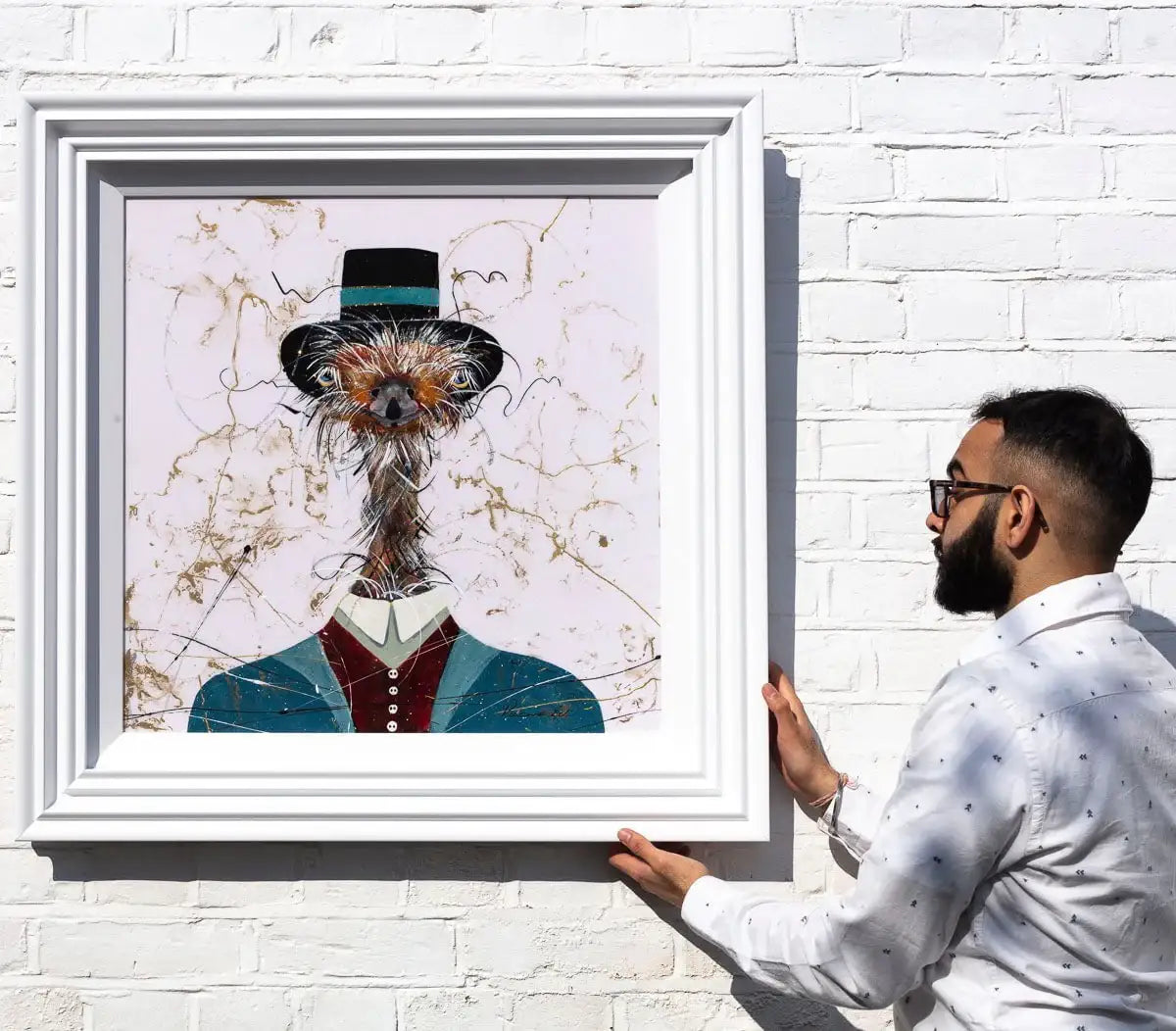 Edward - Original SOLD by artist Rozanne Bell - Wyecliffe Galleries