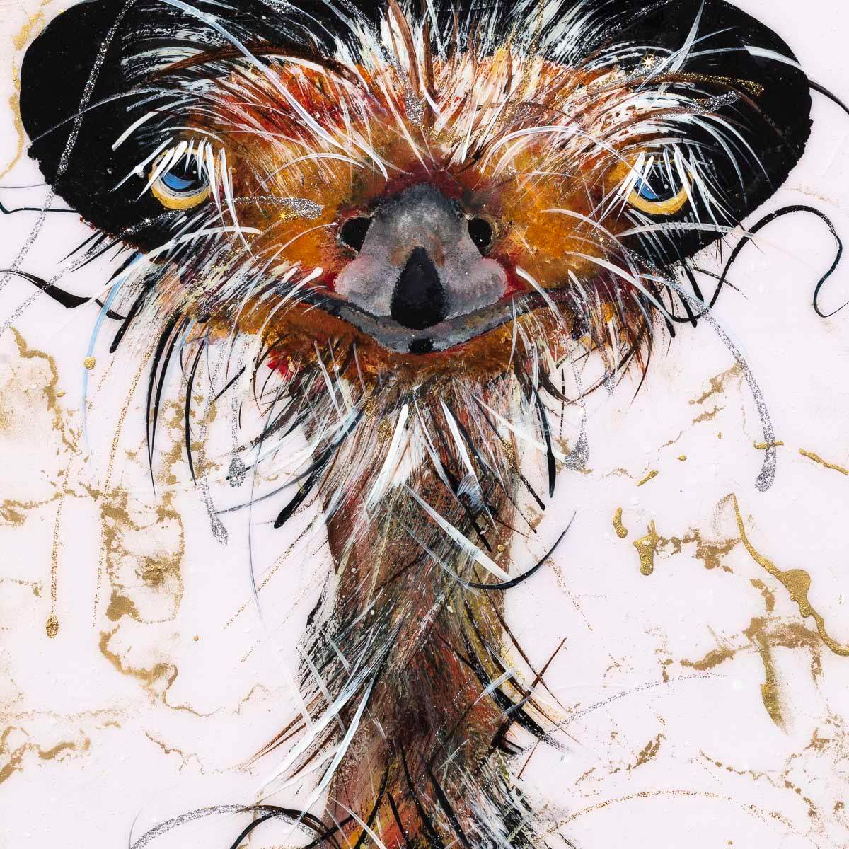 Edward - Original SOLD by artist Rozanne Bell - Wyecliffe Galleries