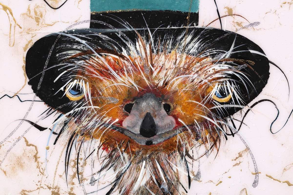 Edward - Original SOLD by artist Rozanne Bell - Wyecliffe Galleries