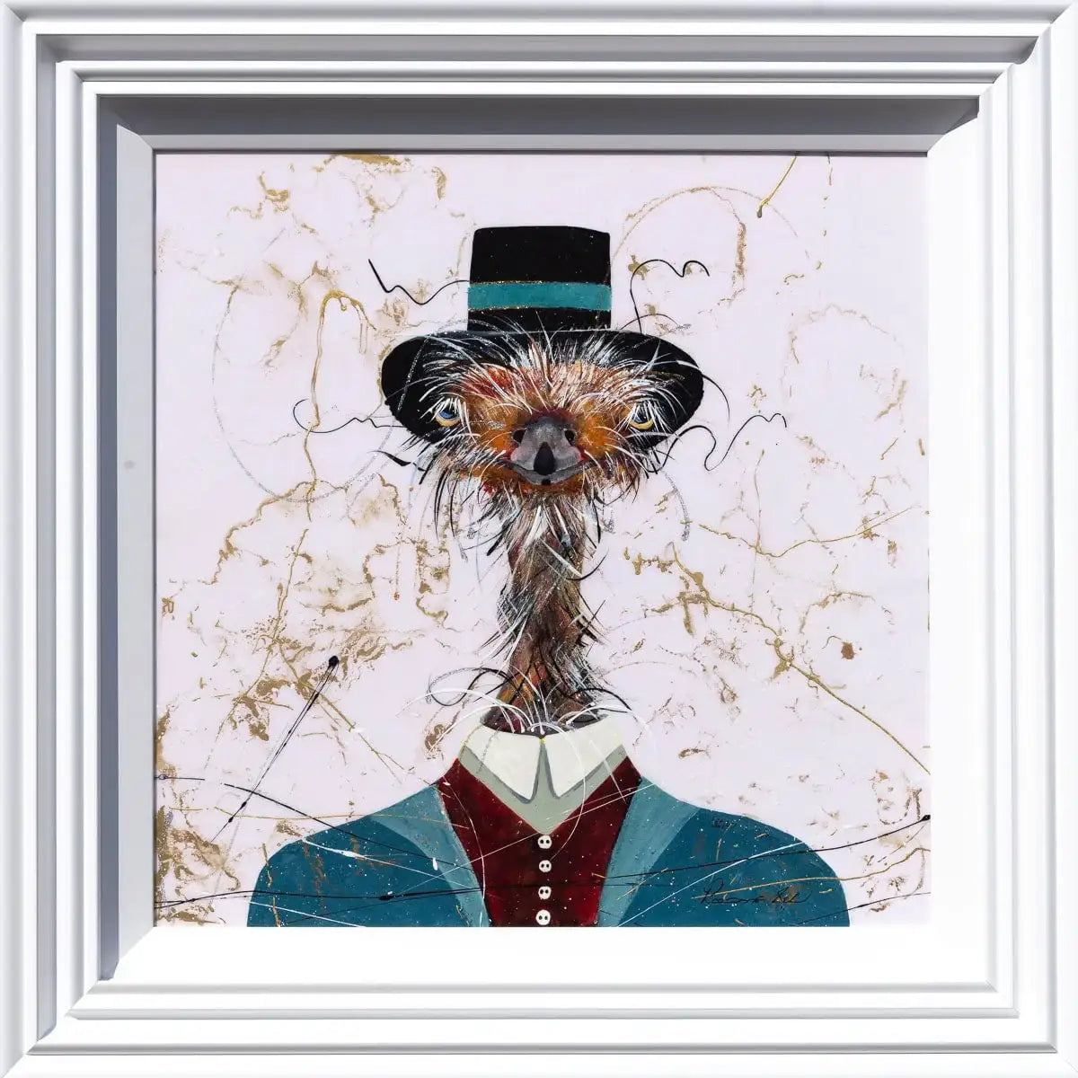 Edward - Original SOLD by artist Rozanne Bell - Wyecliffe Galleries