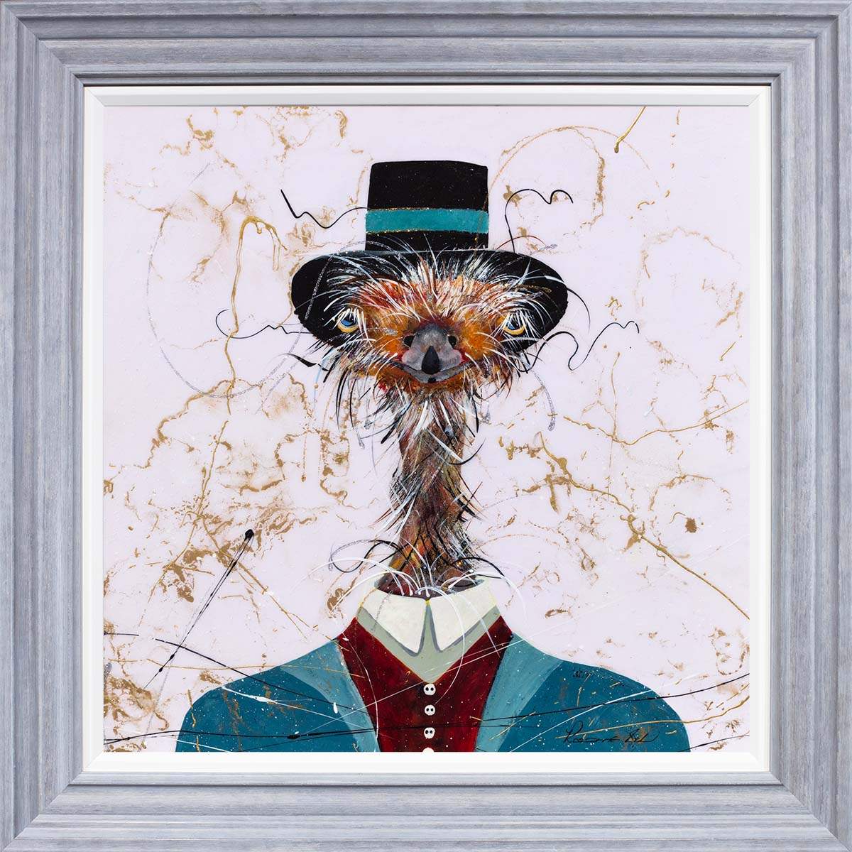 Edward - Original SOLD by artist Rozanne Bell - Wyecliffe Galleries