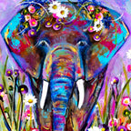 Ellie - Original - SOLD by artist Rozanne Bell - Wyecliffe Galleries