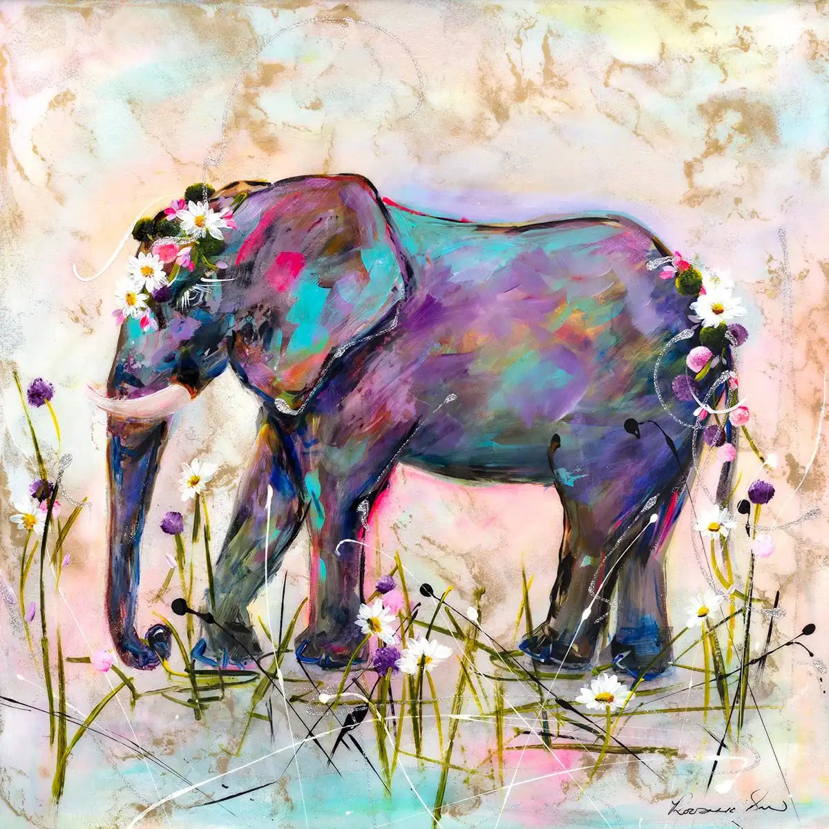 Elma - Original - SOLD by artist Rozanne Bell - Wyecliffe Galleries