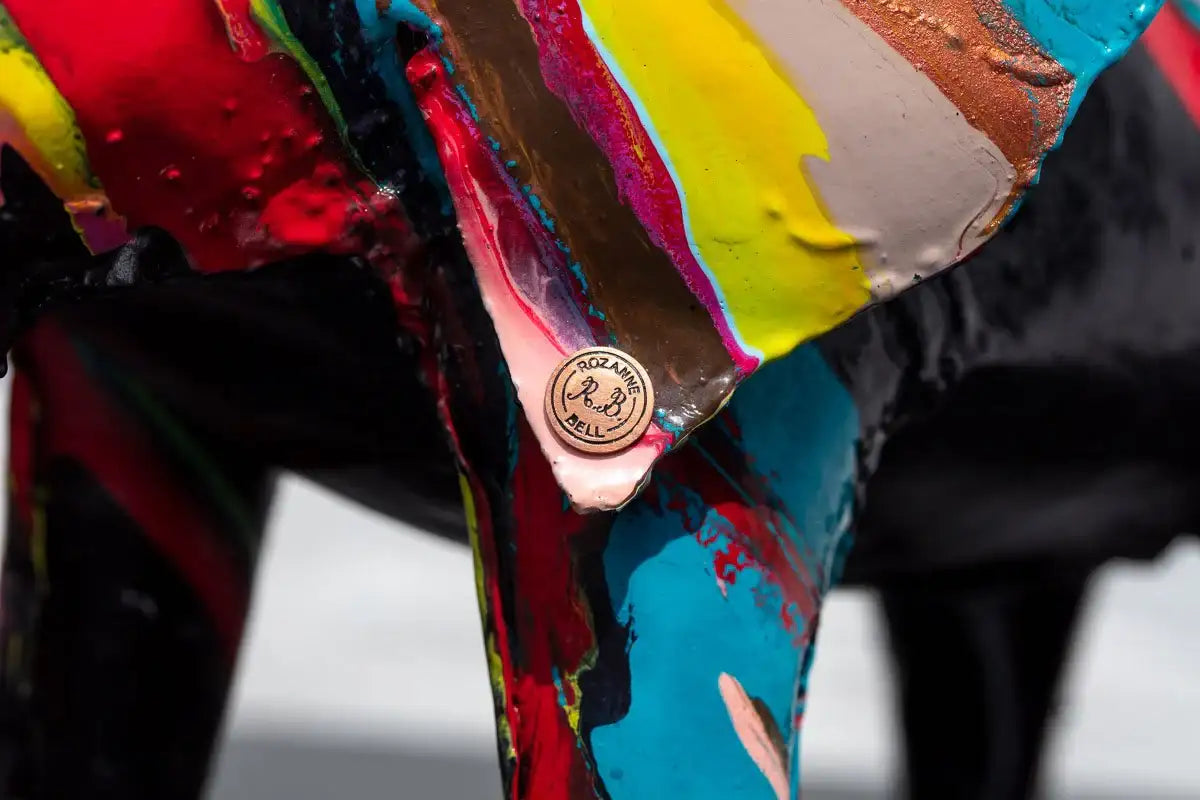 Elmer - Original Sculpture - SOLD by artist Rozanne Bell - Wyecliffe Galleries