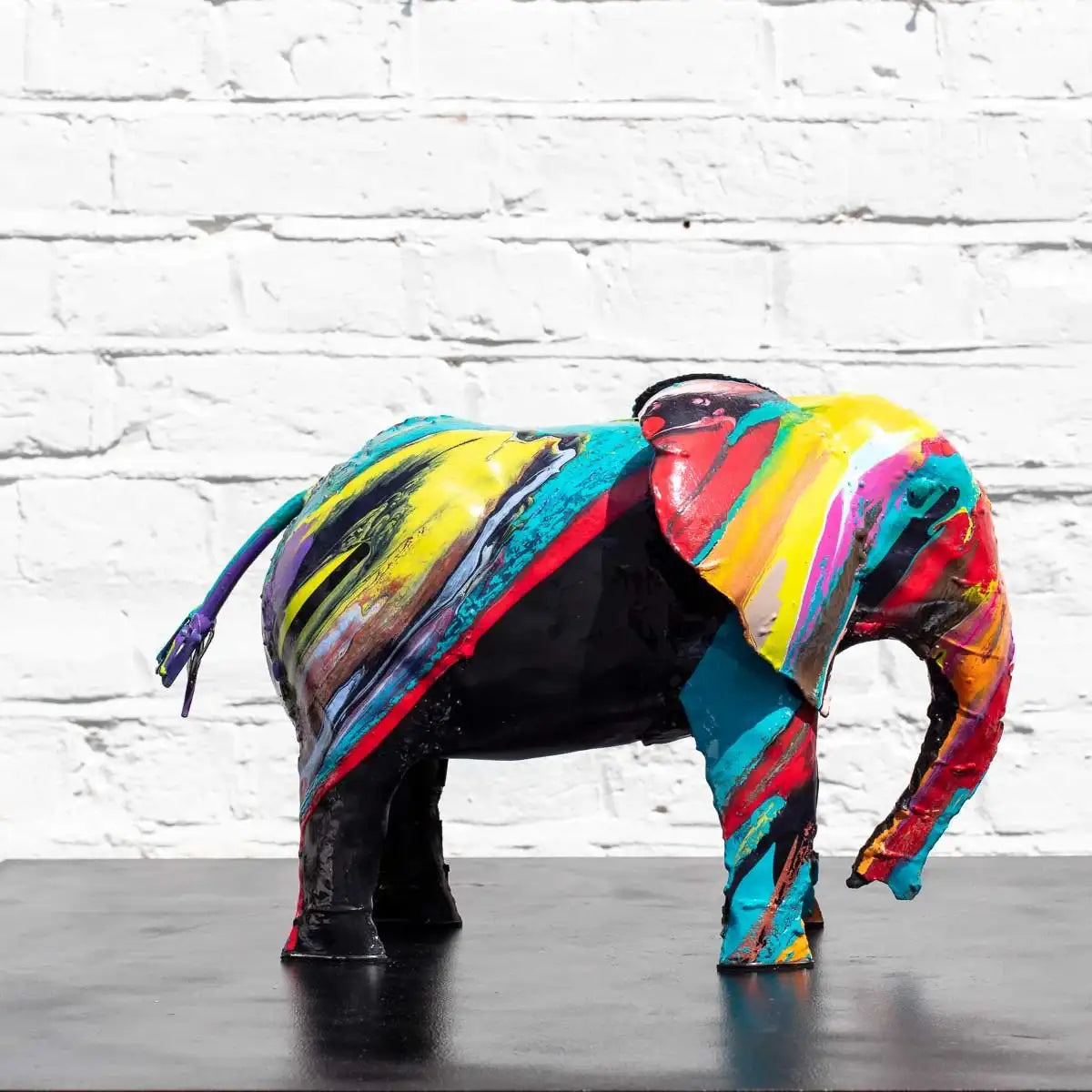 Elmer - Original Sculpture - SOLD by artist Rozanne Bell - Wyecliffe Galleries