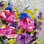 Eloquent I - Original SOLD by artist Rozanne Bell - Wyecliffe Galleries