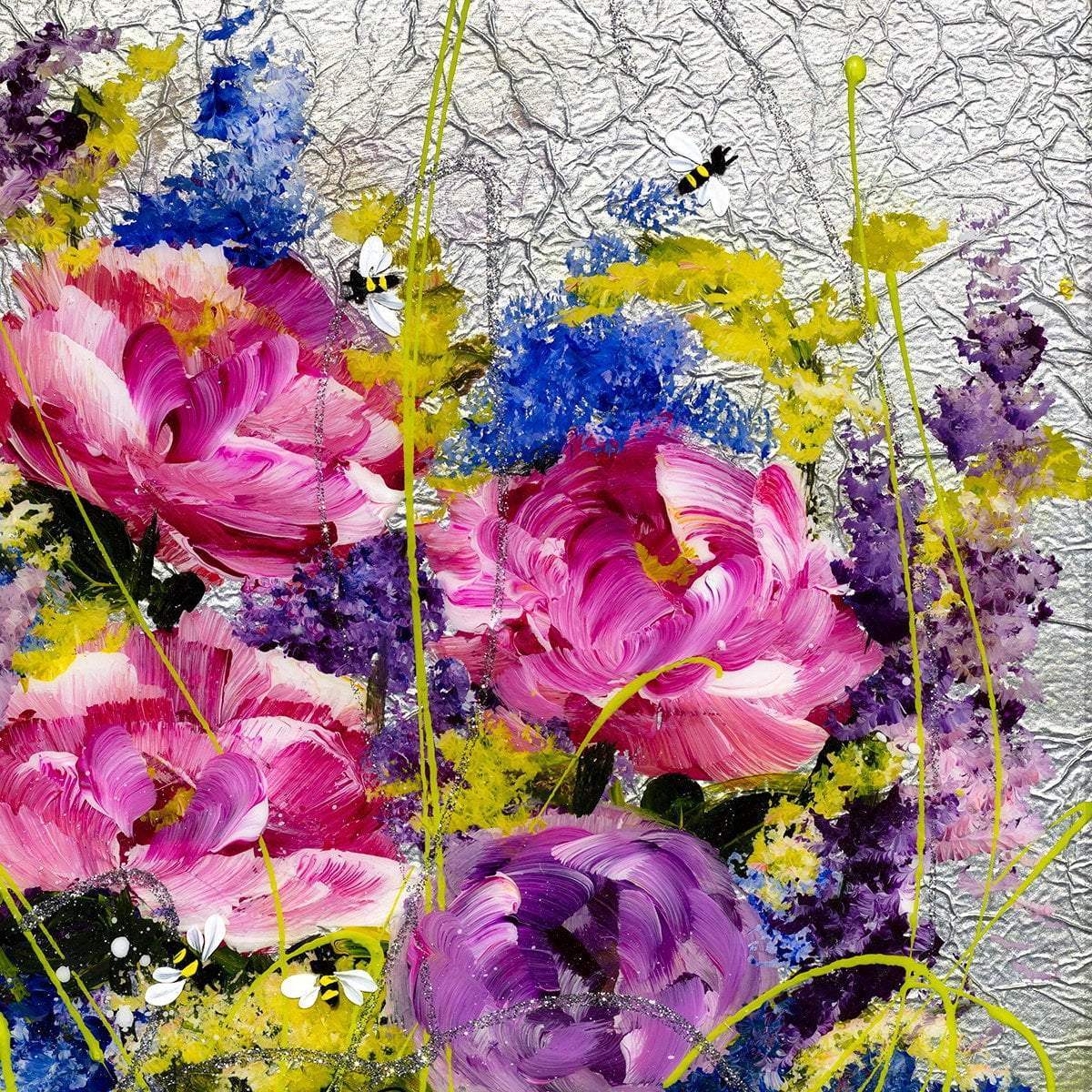 Eloquent I - Original SOLD by artist Rozanne Bell - Wyecliffe Galleries