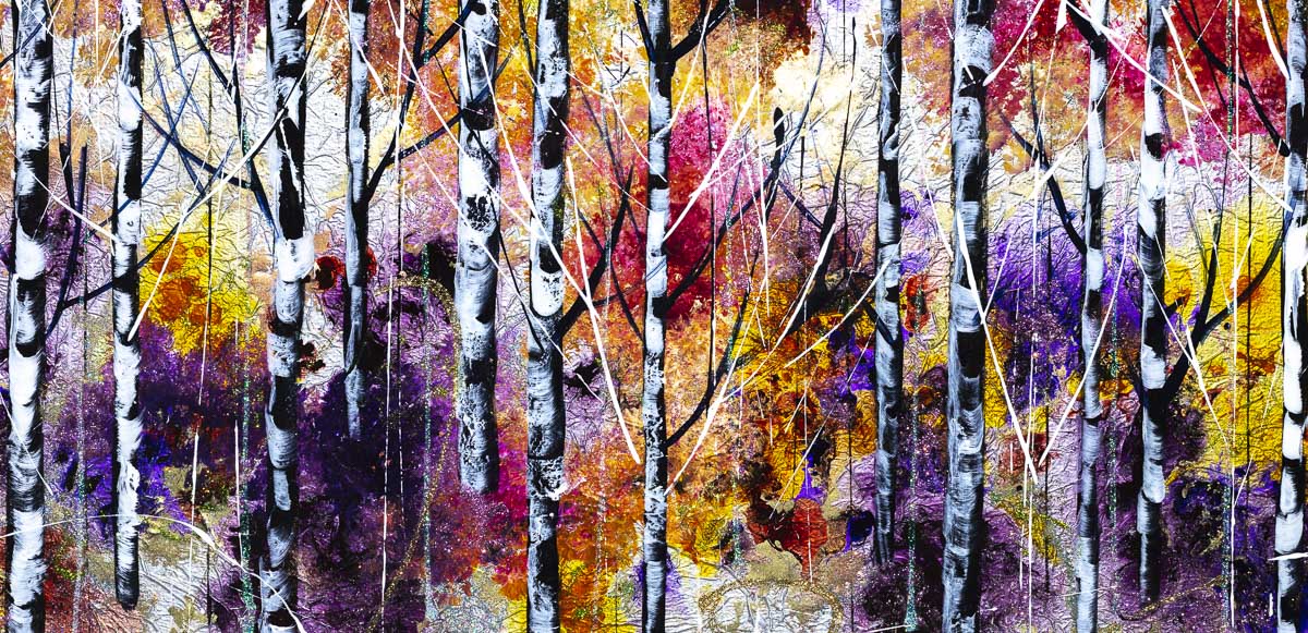 Enchanted Forest - Original Rozanne Bell Framed