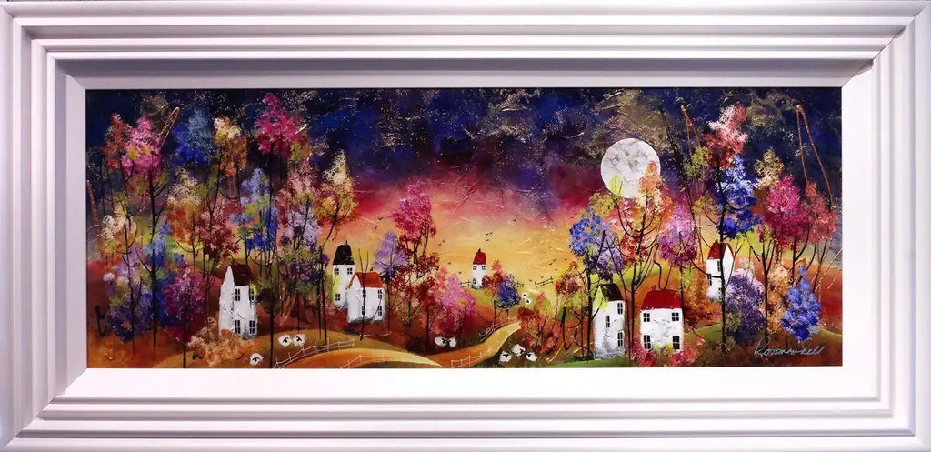 Enchanted Sky - Original - SOLD by artist Rozanne Bell - Wyecliffe Galleries