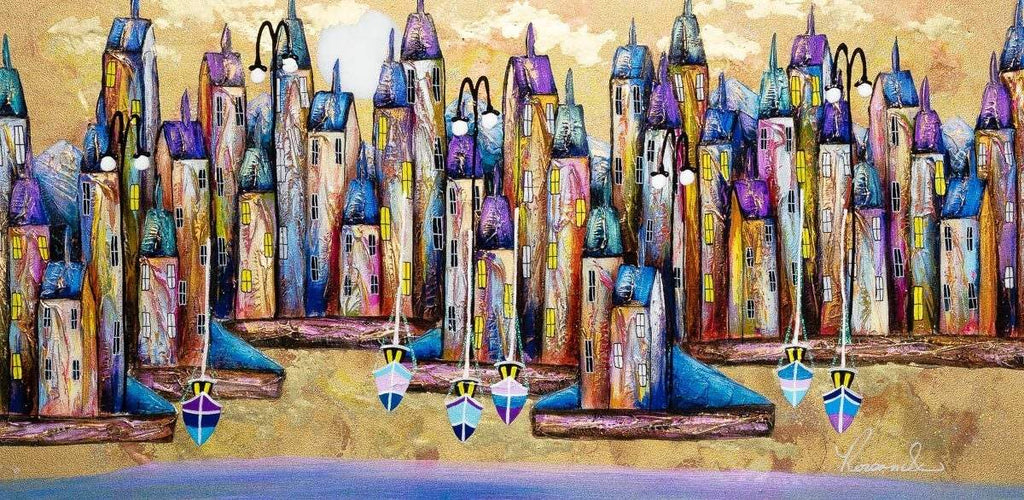 Enchanting Dreams - Original - SOLD by artist Rozanne Bell - Wyecliffe Galleries