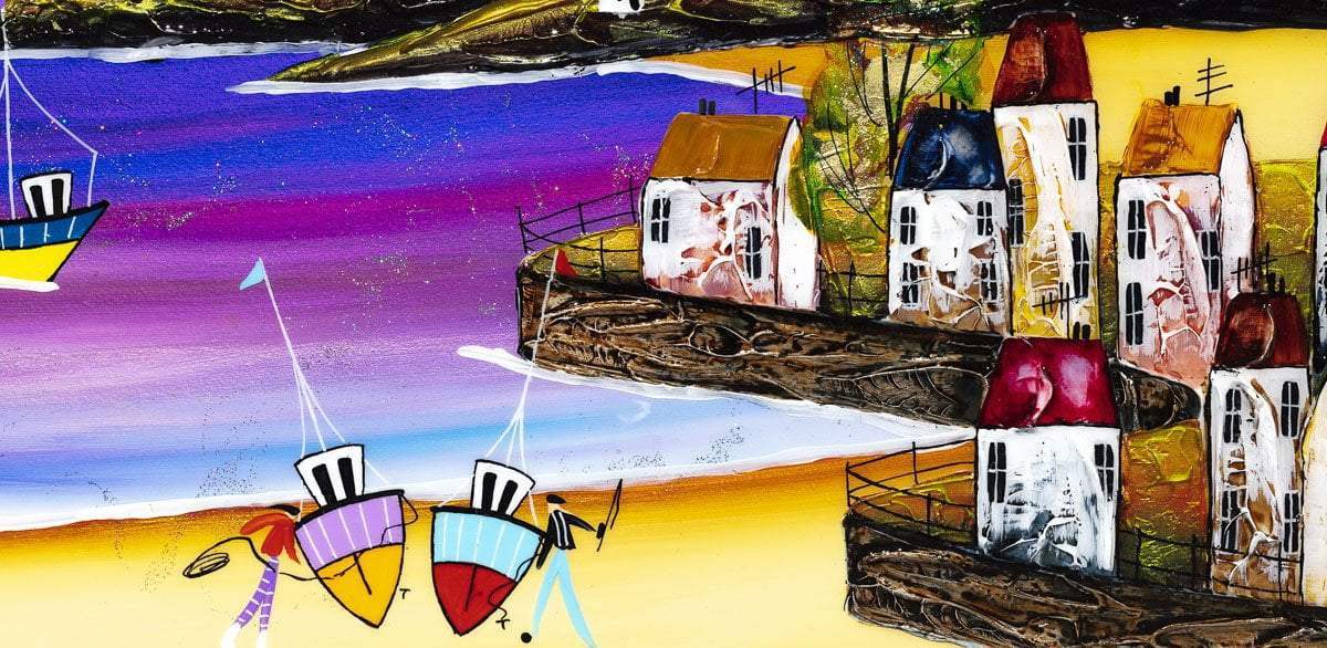 Enchanting Skies - Original - SOLD by artist Rozanne Bell - Wyecliffe Galleries