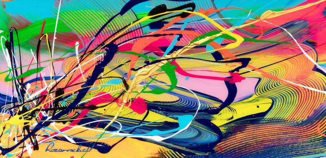 Energy I - Original - SOLD by artist Rozanne Bell - Wyecliffe Galleries