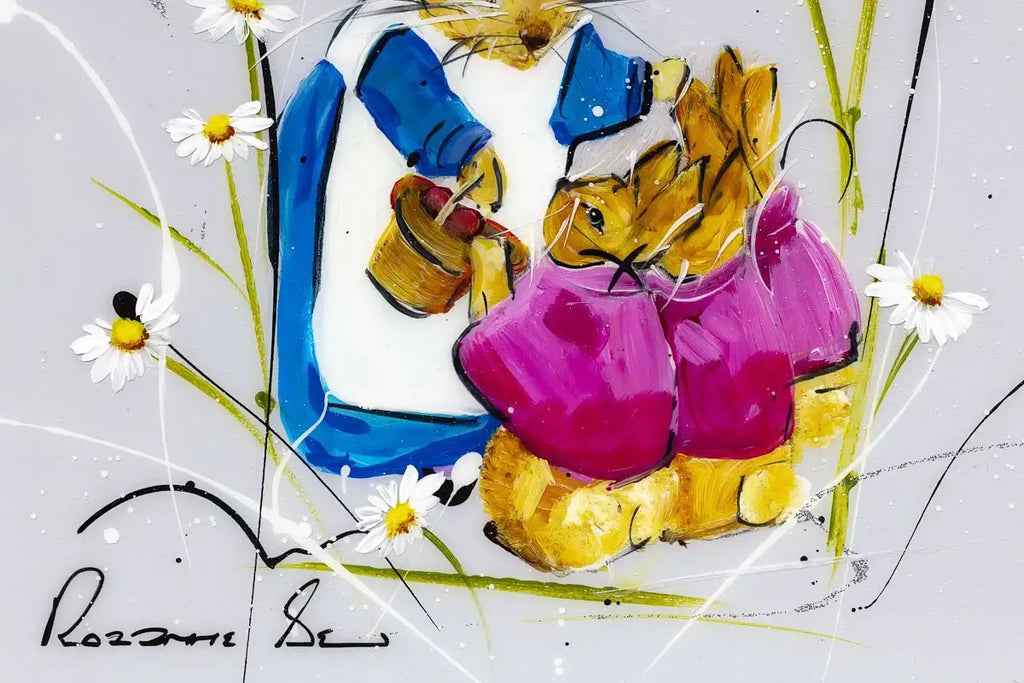 Even The Smallest One Can Change The World - Original Set of 4 - SOLD by artist Rozanne Bell - Wyecliffe Galleries