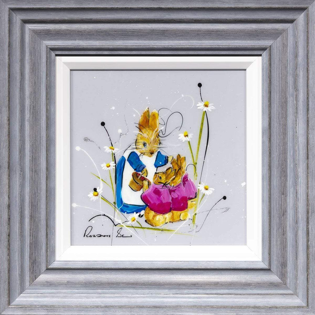 Even The Smallest One Can Change The World - Original Set of 4 - SOLD by artist Rozanne Bell - Wyecliffe Galleries