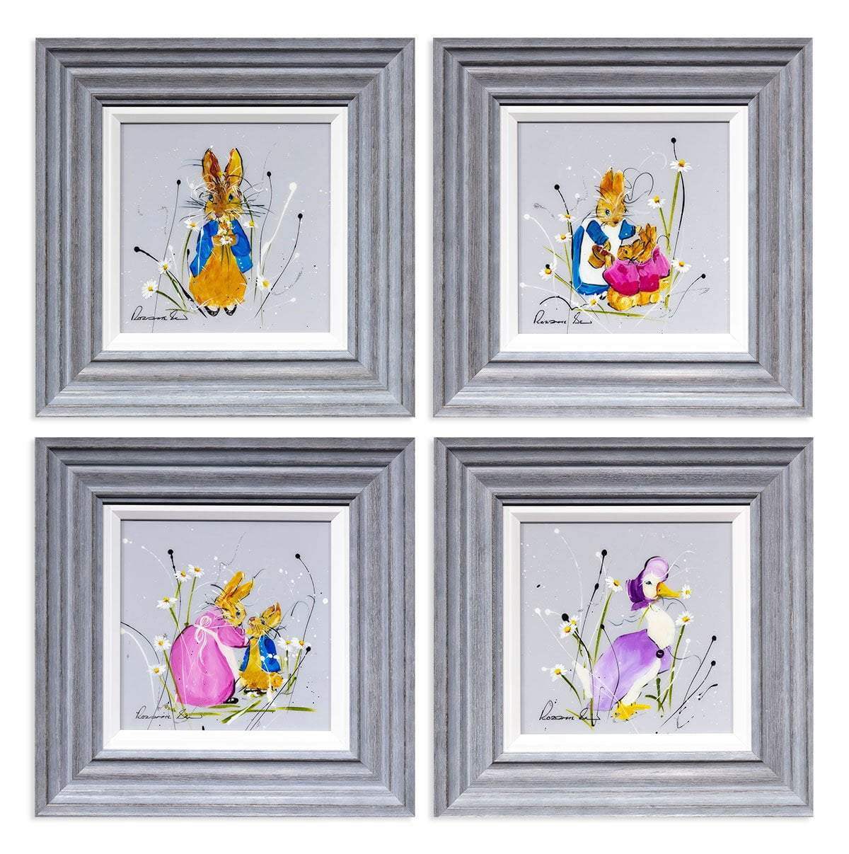 Even The Smallest One Can Change The World - Original Set of 4 - SOLD by artist Rozanne Bell - Wyecliffe Galleries