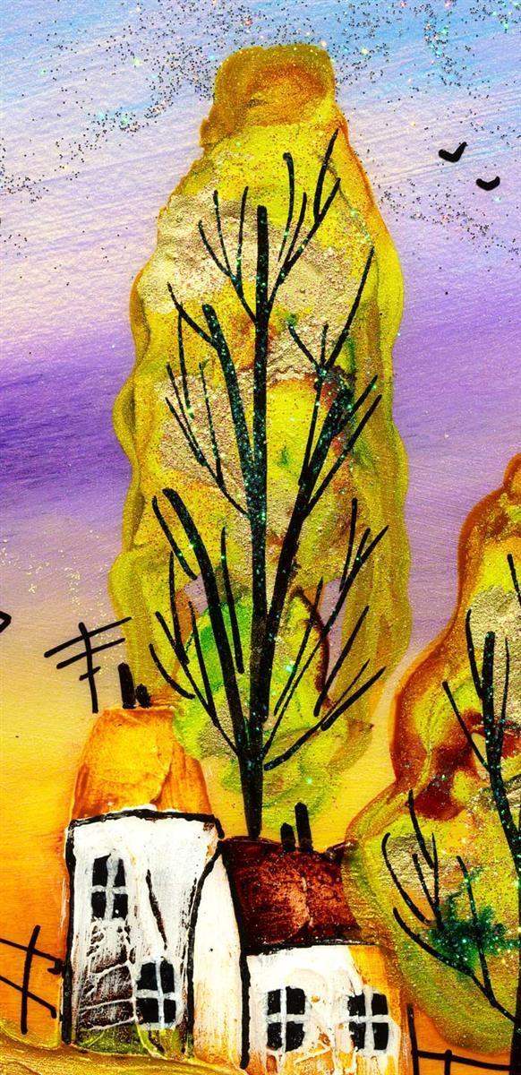 Evening At The Marina - Original - SOLD by artist Rozanne Bell - Wyecliffe Galleries