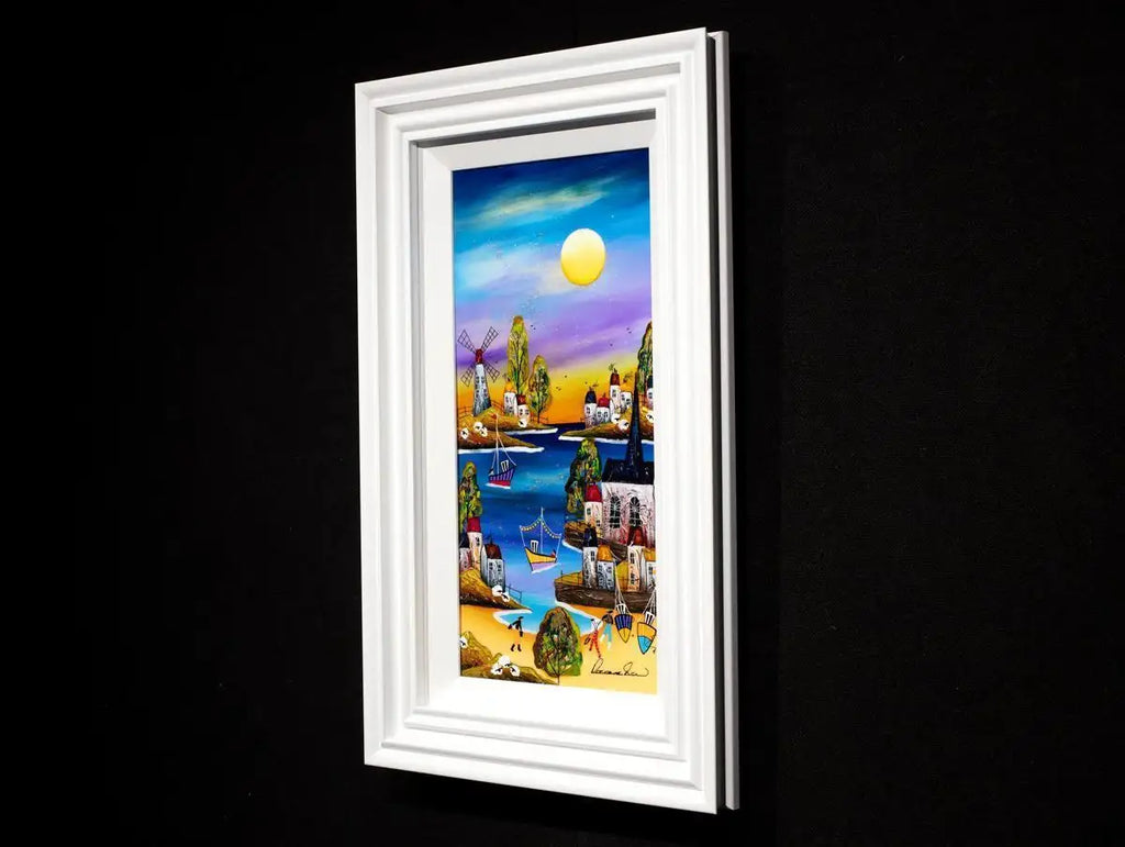 Evening At The Marina - Original - SOLD by artist Rozanne Bell - Wyecliffe Galleries